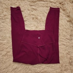 lululemon align deep fuschia